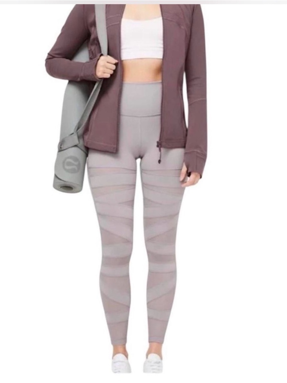 Lululemon Wunder Under mesh panel leggings